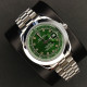 رولکس مردانه کد(7043) نقره ای صفحه سبز