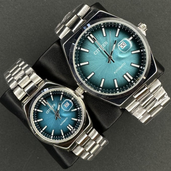 ست سیتیزن کد(7053) نقره ای صفحه آبی