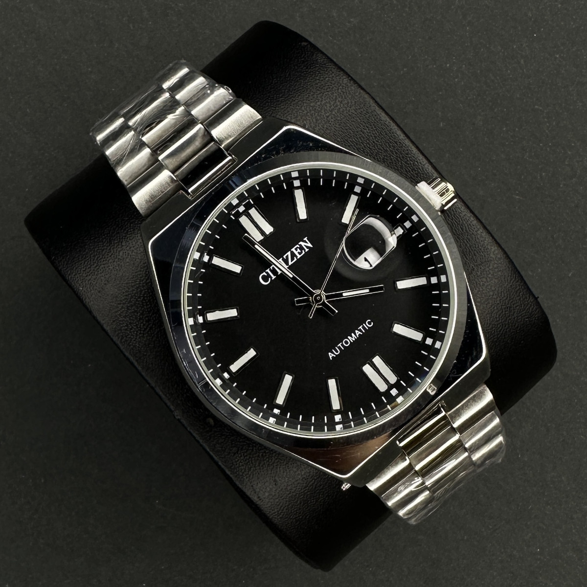 ست سیتیزن کد(7054) نقره ای صفحه مشکی