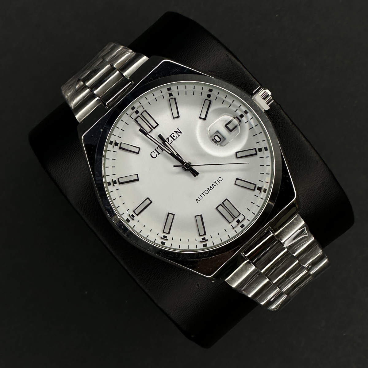 ست سیتیزن کد(7055) نقره ای صفحه سفید