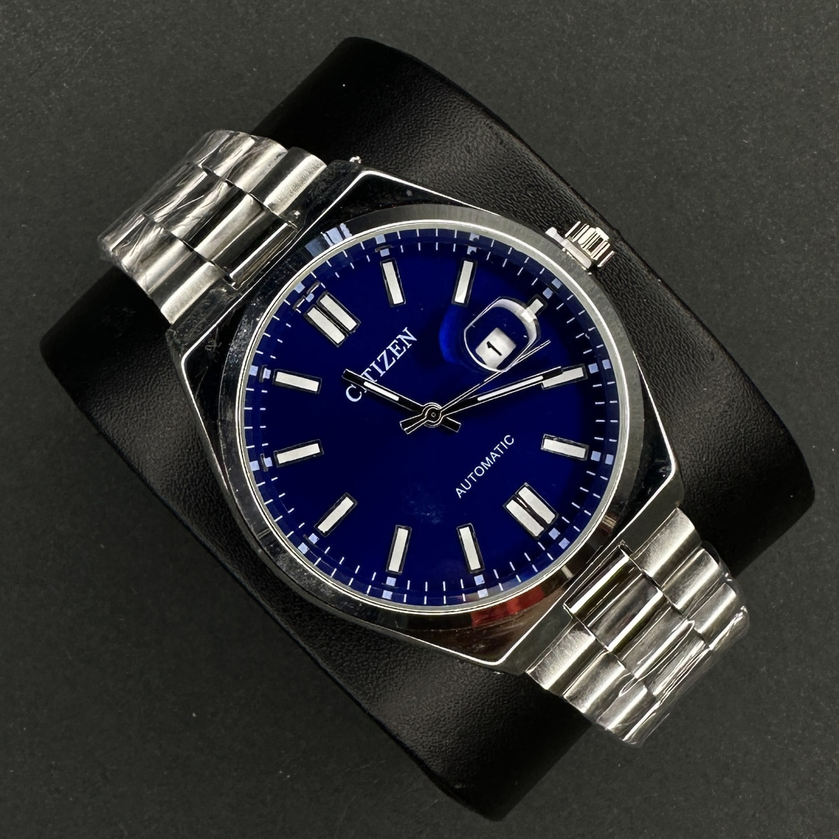 ست سیتیزن کد(7056) نقره ای صفحه سرمه ای