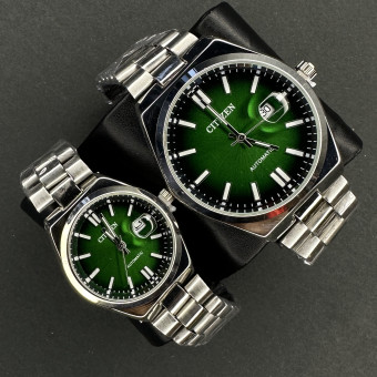 ست سیتیزن کد(7057) نقره ای صفحه سبز