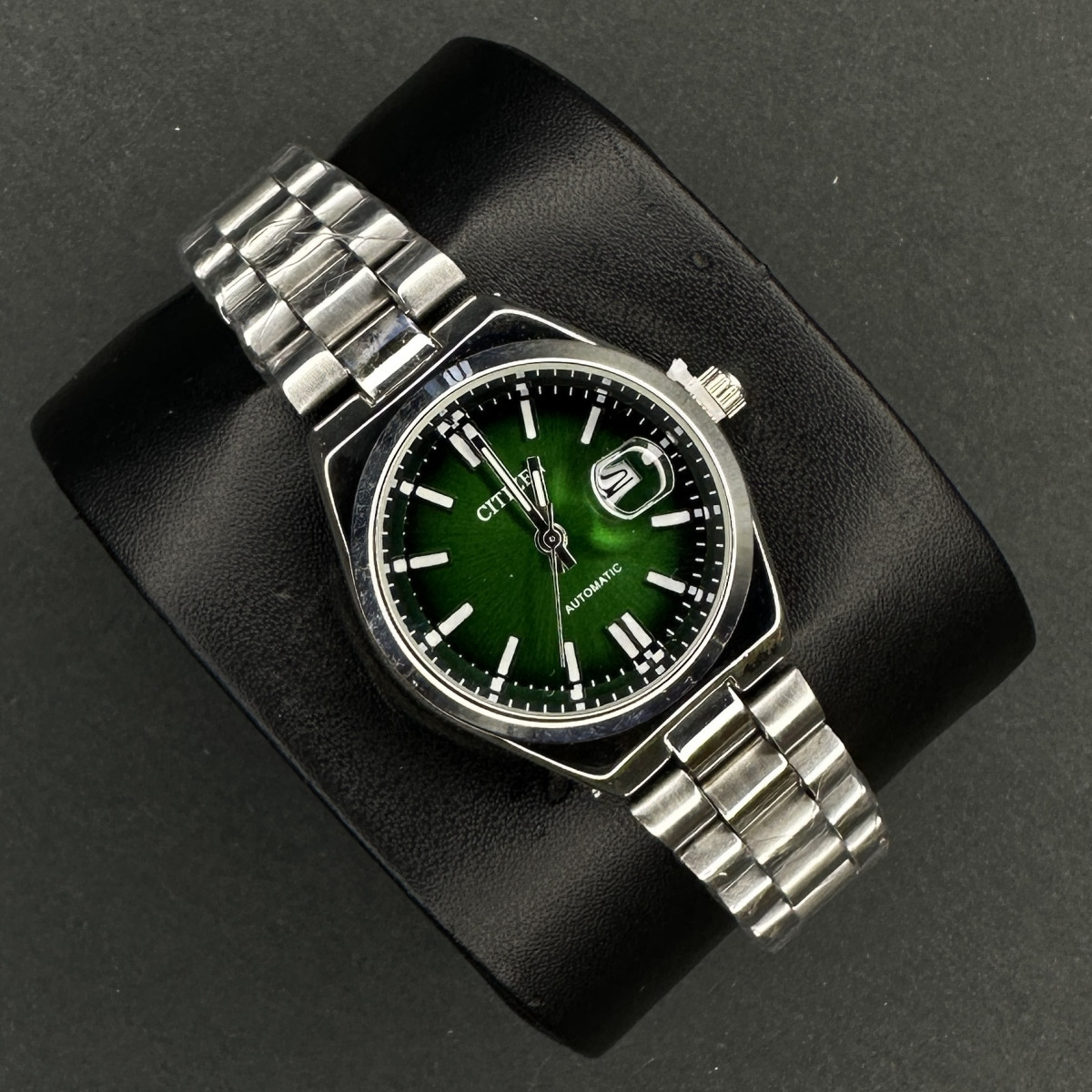 ست سیتیزن کد(7057) نقره ای صفحه سبز