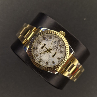 رولکس کد(7062) قاب طلایی/بند طلایی/صفحه سفید