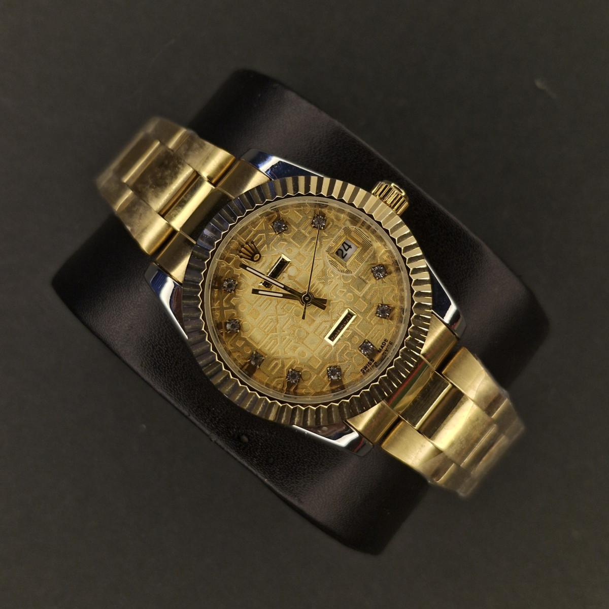 رولکس کد(7065) قاب طلایی/بند طلایی/صفحه طلایی