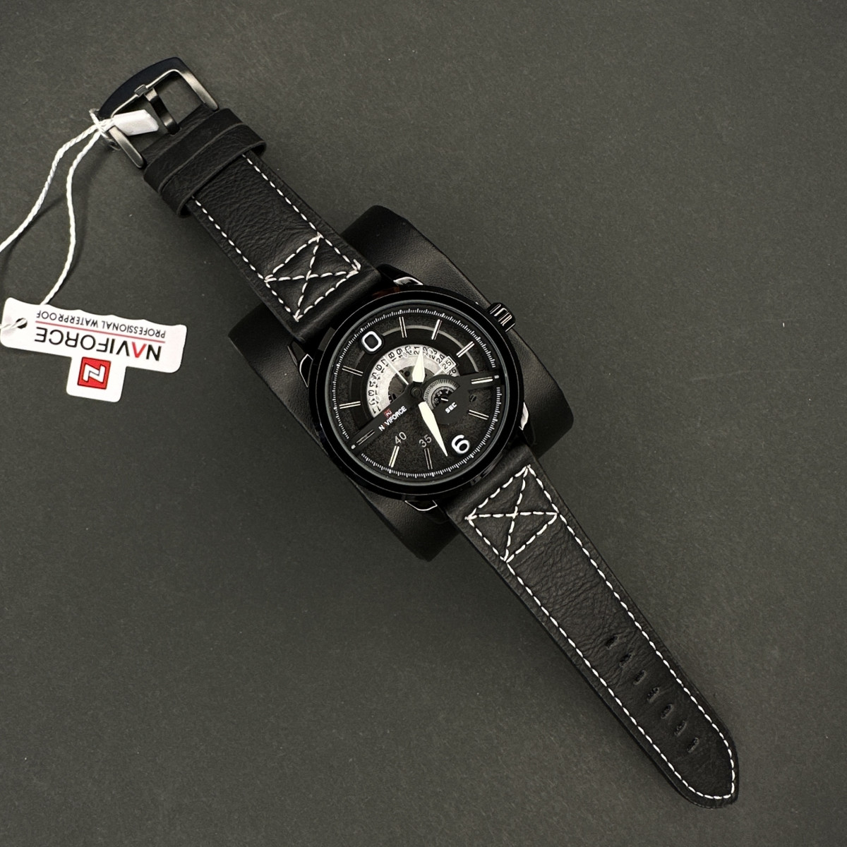 نیوی فورس مردانه موتور ژاپن کد(6447) تمام مشکی