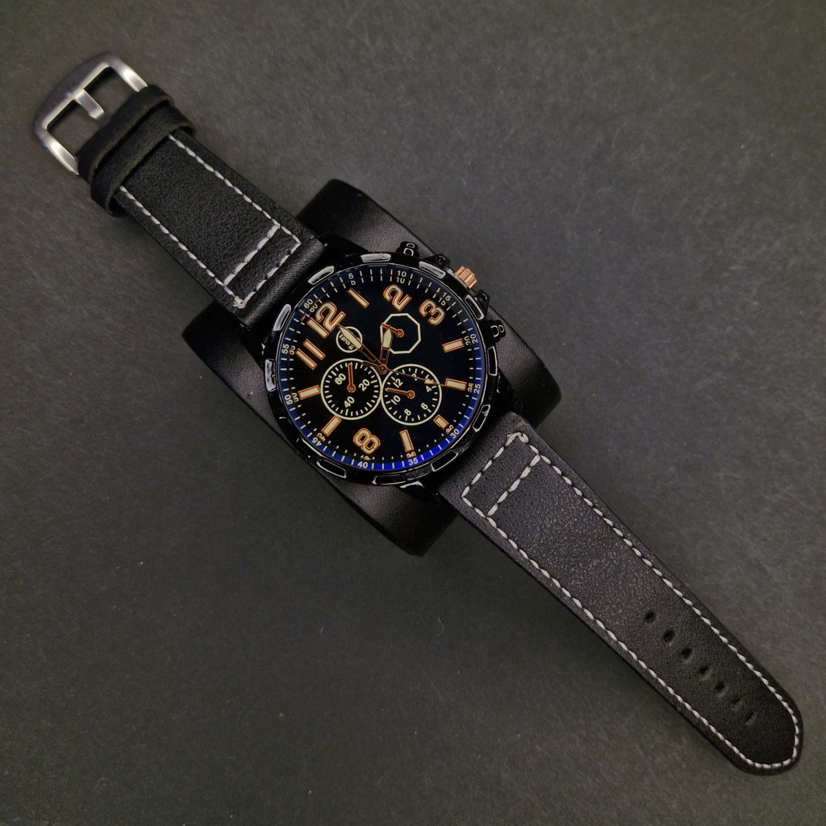 اسپرت مردانه کد(7103) بند مشکی/صفحه مشکی/ شیشه رفلکس