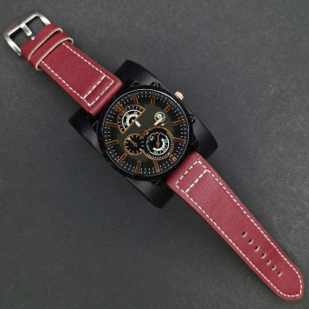 اسپرت مردانه کد(7109) بند قرمز/صفحه مشکی/ شیشه رفلکس