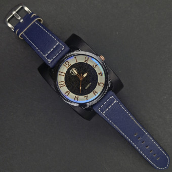 اسپرت مردانه کد(7130) بند سرمه ای/صفحه مشکی/ شیشه رفلکس