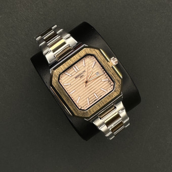 پتک فیلیپ کوبیتوس موتور ارام گرد کد(7135)صفحه رزگلد/قاب طلایی/بند رگه طلایی