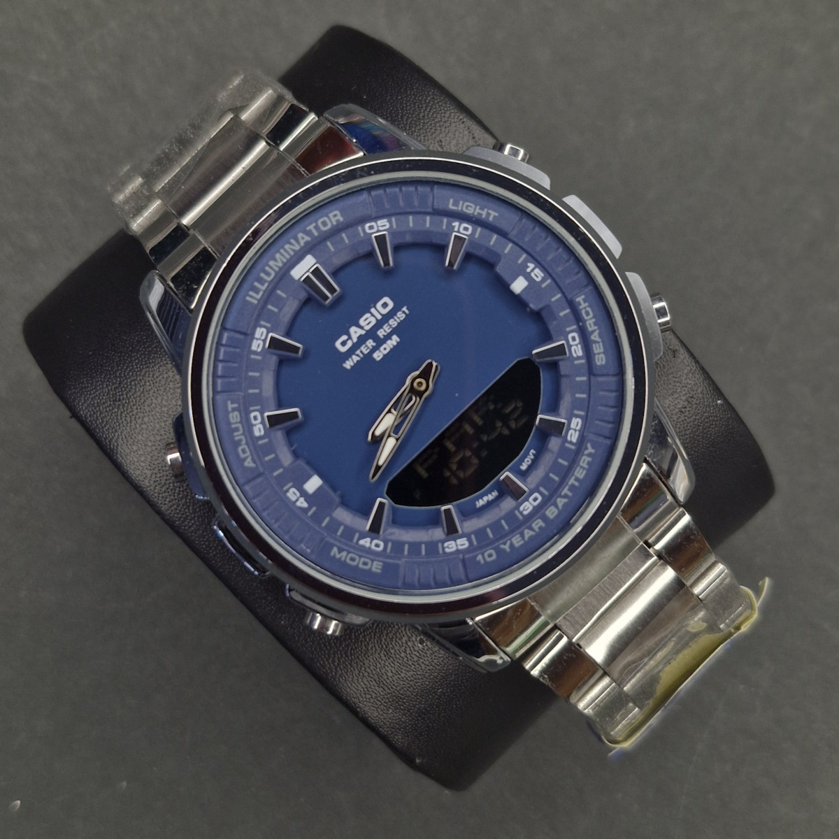 کاسیو جنرال کد(7138) نقره ای/صفحه سرمه ای