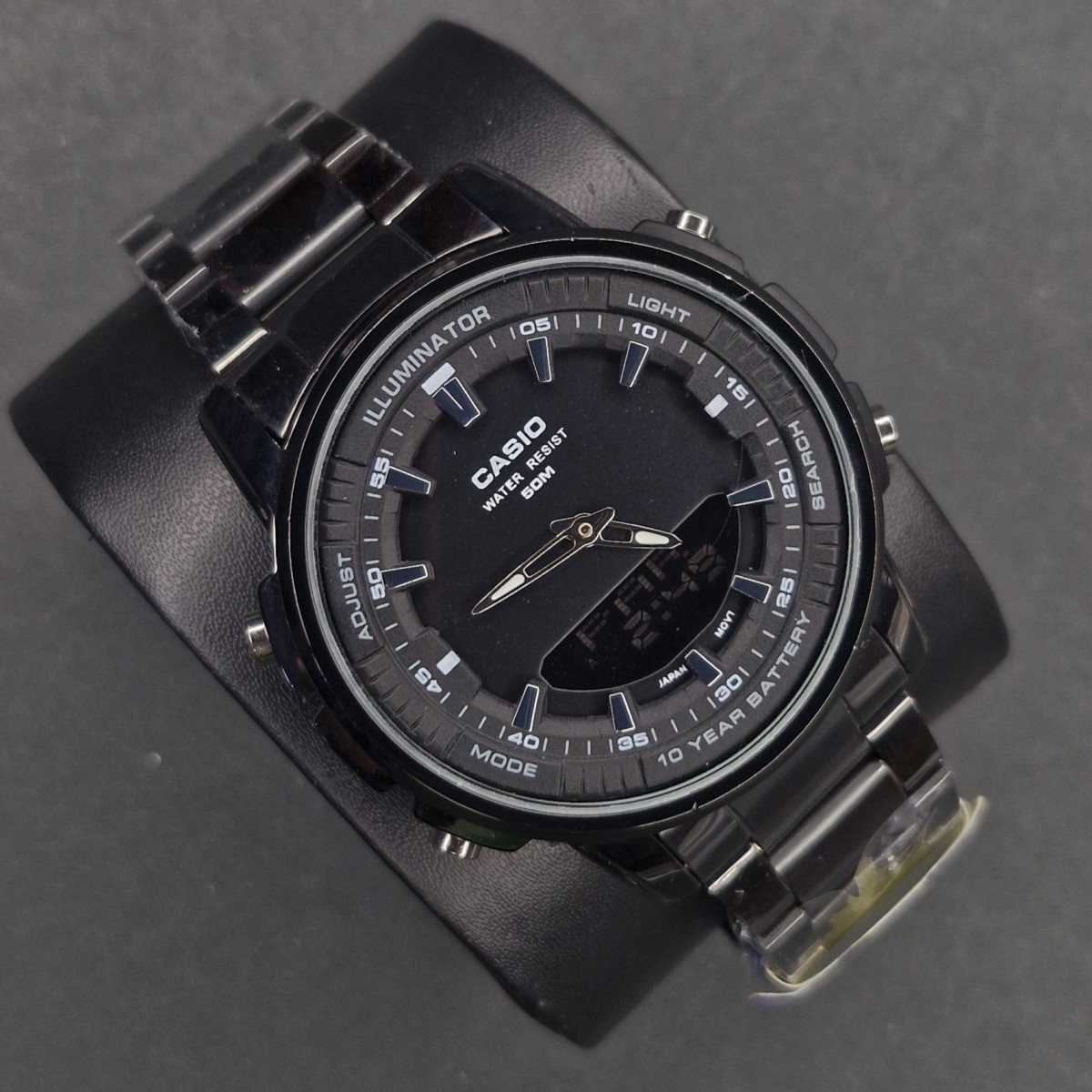 کاسیو جنرال کد(7141) مشکی/صفحه مشکی