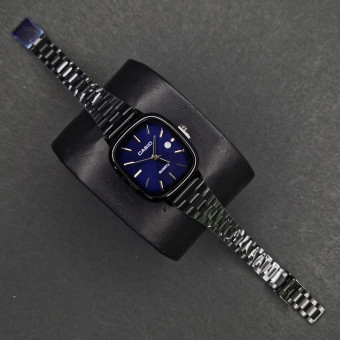 کاسیو اولدمانی زنانه کد(7149) مشکی/صفحه سرمه ای