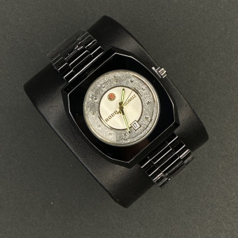 رادو کد (7205) بند و بدنه مشکی صحفه سفید