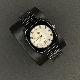 رادو کد (7207) بند و بدنه مشکی صحفه سفید