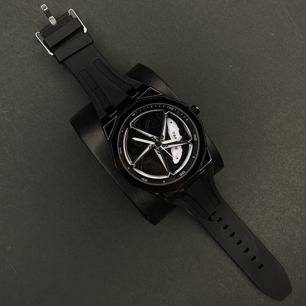 رینگی متحرک بند رابر کد (7230) مشکی رینگ سفید