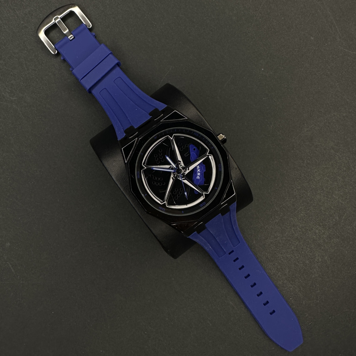 رینگی متحرک بند رابر کد (7233) بند سورمه ای رینگ ابی