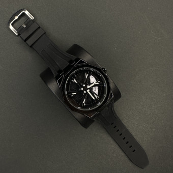 رینگی متحرک بند رابر کد (7234) مشکی رینگ سفید