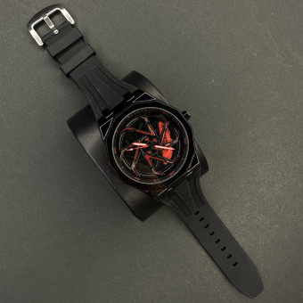 رینگی متحرک بند رابر کد (7239) مشکی رینگ قرمز