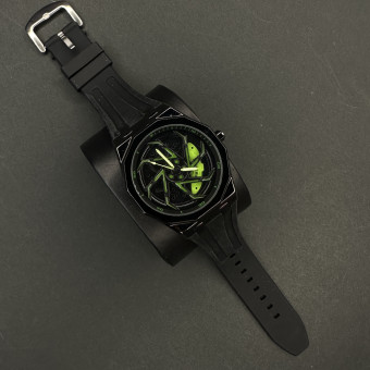 رینگی متحرک بند رابر کد (7241)مشکی رینگ سبز