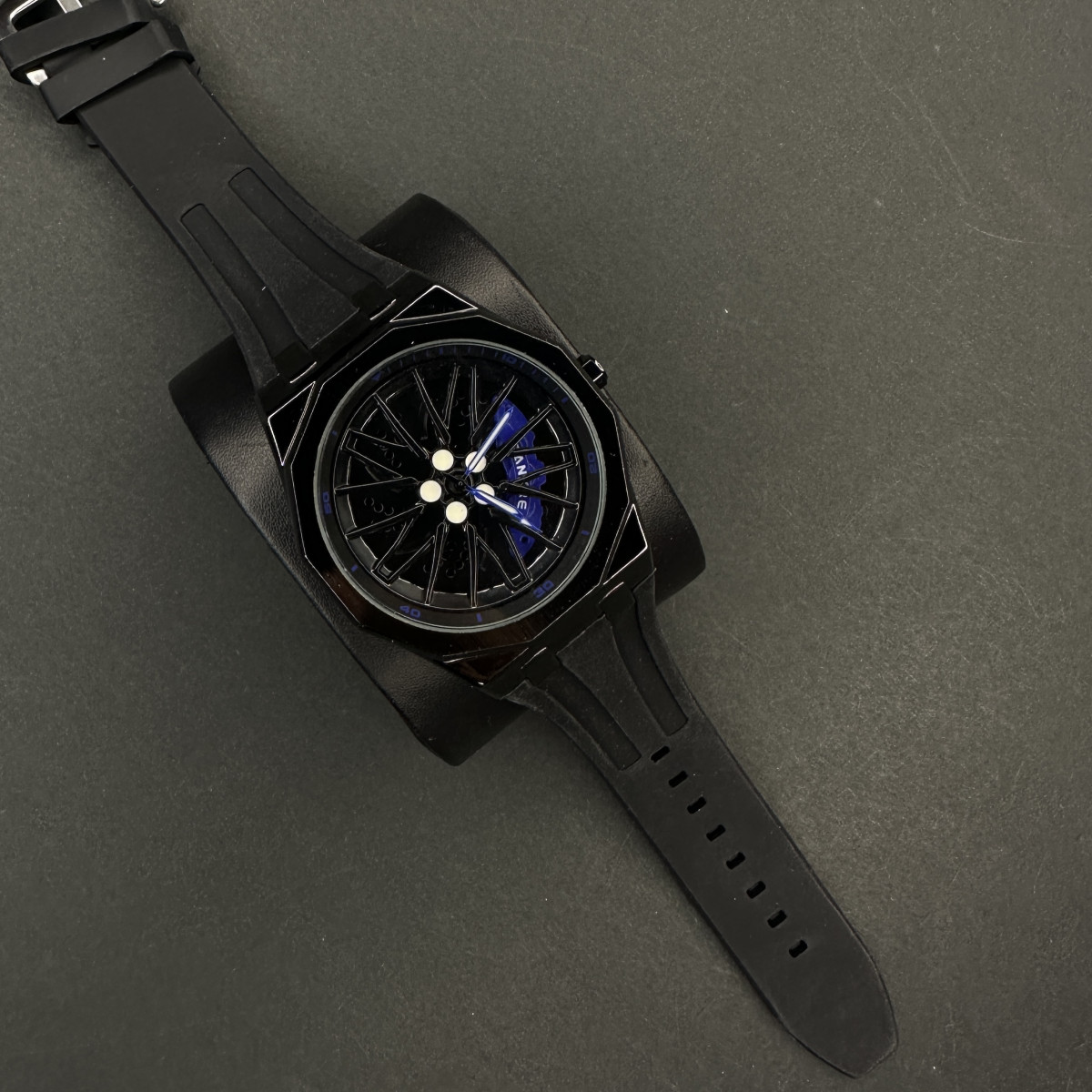 رینگی متحرک بند رابر کد (7242)مشکی رینگ سبز