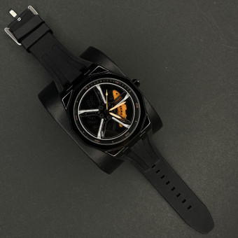 رینگی متحرک بند رابر کد (7243)مشکی رینگ نارنجی