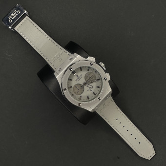 هابلوت مردانه کد(7261) بند طوسی قاب طوسی صفحه طوسی