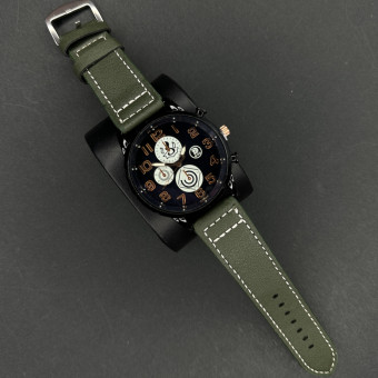 اسپرت مردانه کد(7269) بند سبز شیشه رفلکس