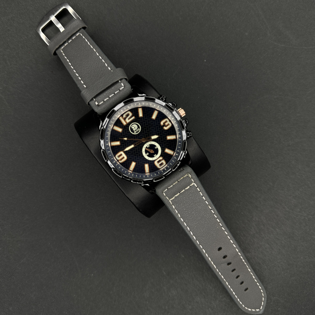 اسپرت مردانه کد(7274) بند طوسی شیشه رفلکس