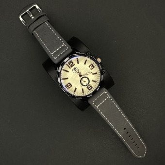 اسپرت مردانه کد(7285) بند طوسی صفحه سفید شیشه رفلکس