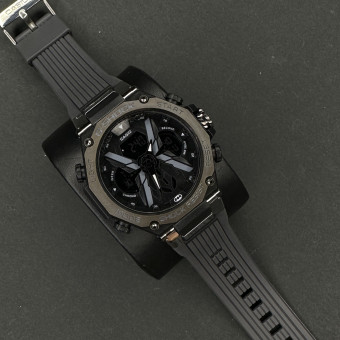 جیشاک BATMAN EDITION کد(6349) بند طوسی بدنه مشکی قاب نوک مدادی