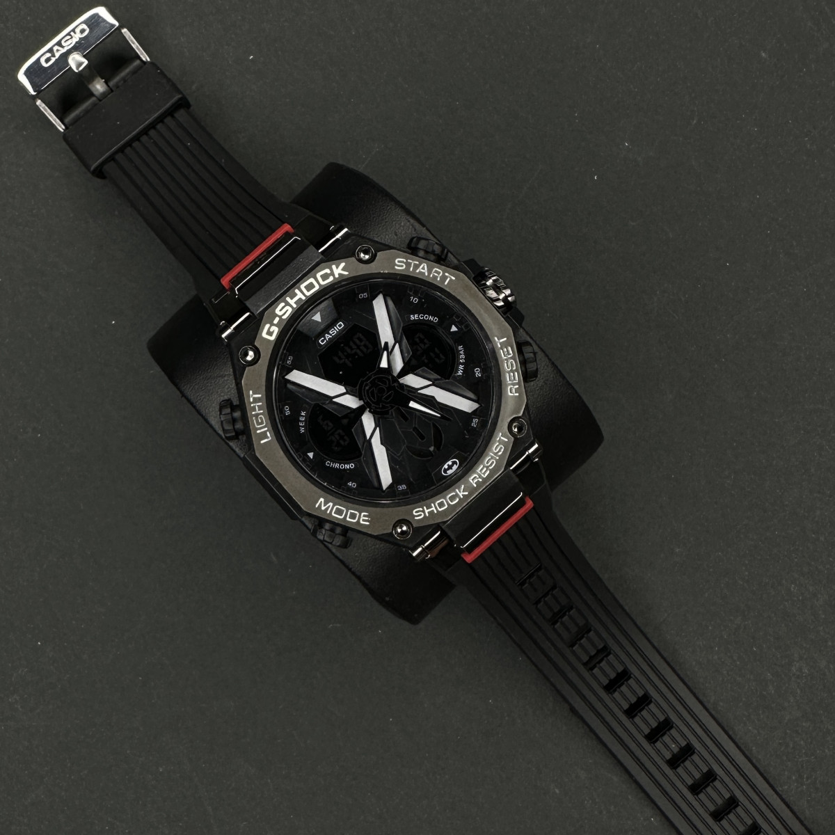 جیشاک BATMAN EDITION کد(6352) بند مشکی بدنه مشکی قاب نوک مدادی