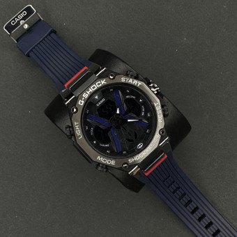 جیشاک BATMAN EDITION کد(6353) بند سورمه ای بدنه مشکی قاب نوک مدادی