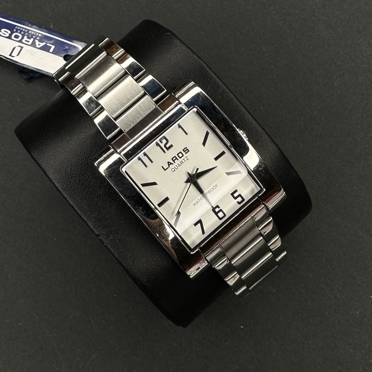 برند اورجینال LAROS موتور ژاپن (6397) مربعی نقره ای صفحه سفید