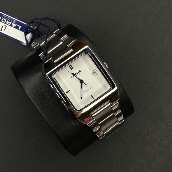 برند اورجینال LAROS موتور ژاپن (6400) مستطیلی نقره ای صفحه سفید