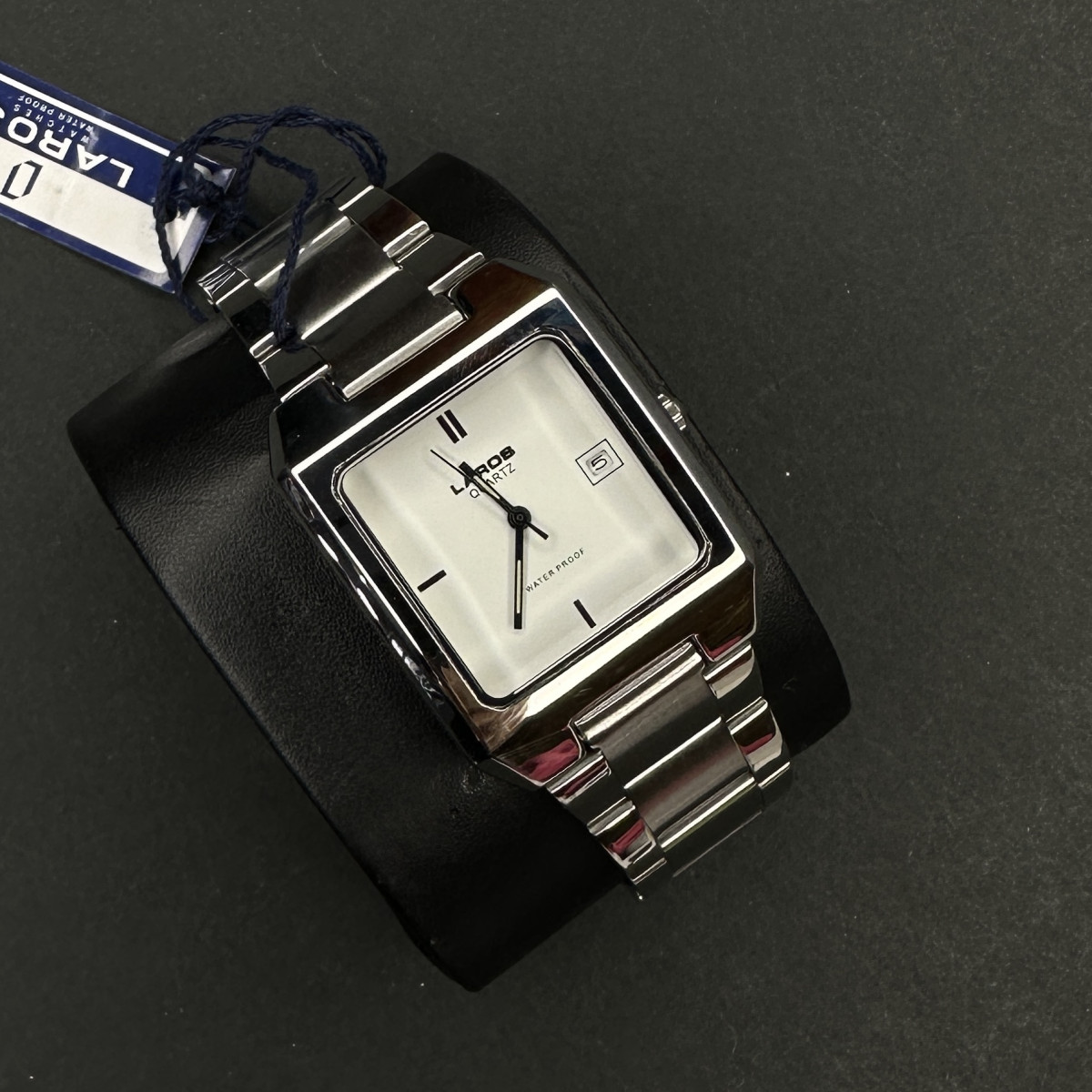 برند اورجینال LAROS موتور ژاپن (6400) مستطیلی نقره ای صفحه سفید