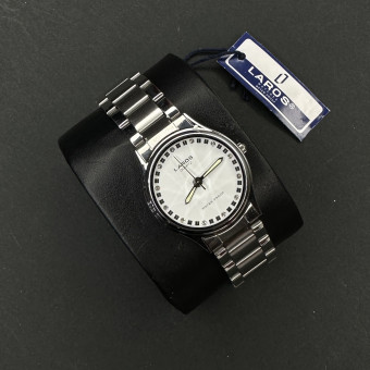 برند اورجینال LAROS موتور ژاپن (6408) نقره ای صفحه سفید