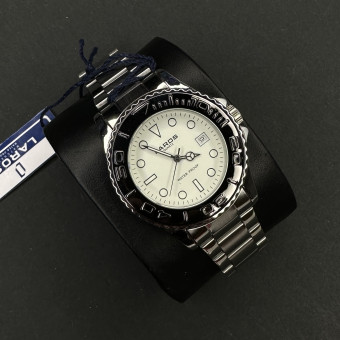 برند اورجینال LAROS موتور ژاپن (6410) نقره ای صفحه سفید