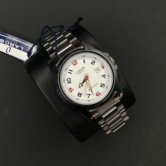 برند اورجینال LAROS موتور ژاپن (6412) نقره ای صفحه سفید