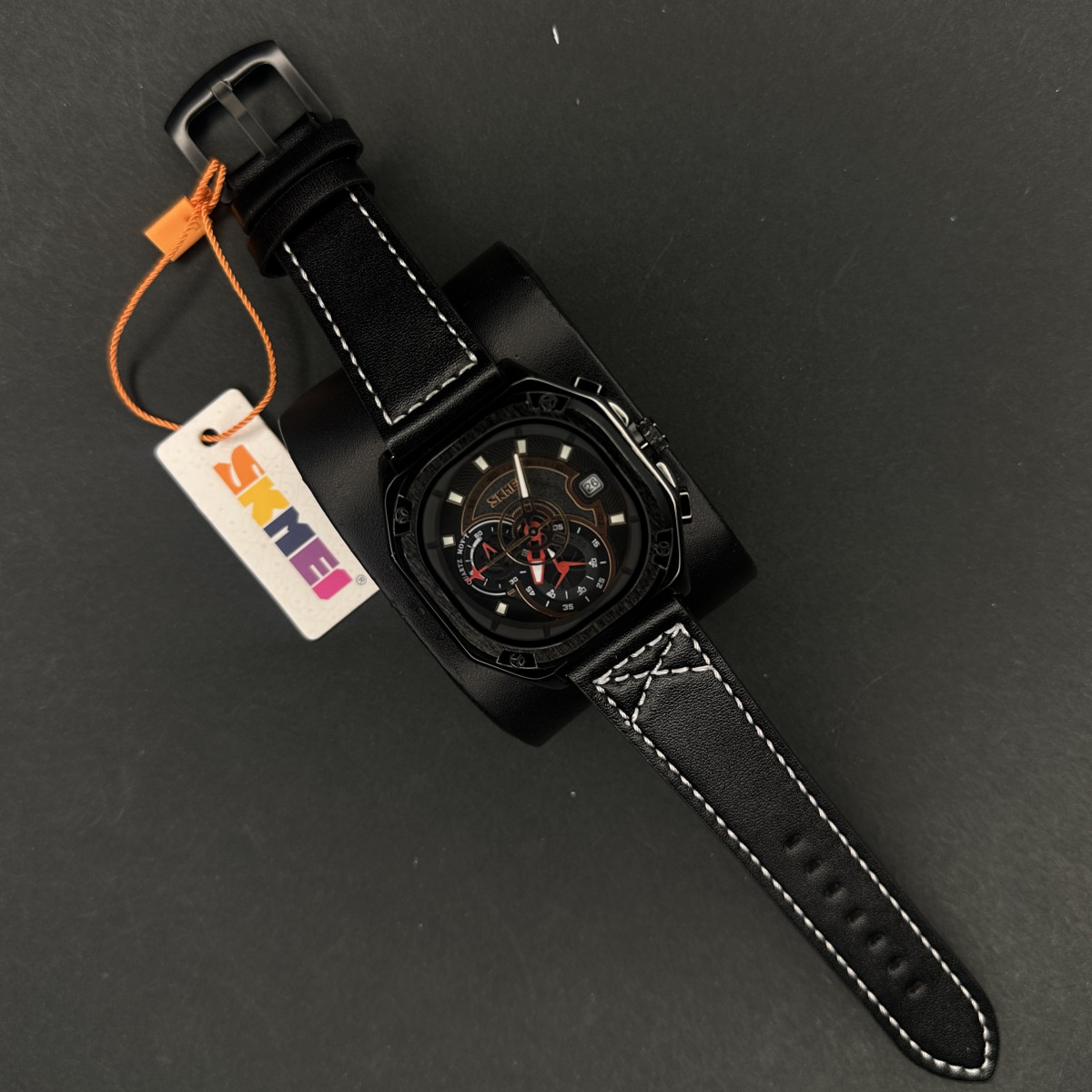 اسکمی اورجینال موتور ژاپن مدل 9313 کد(8042) مشکی دوخت سفید