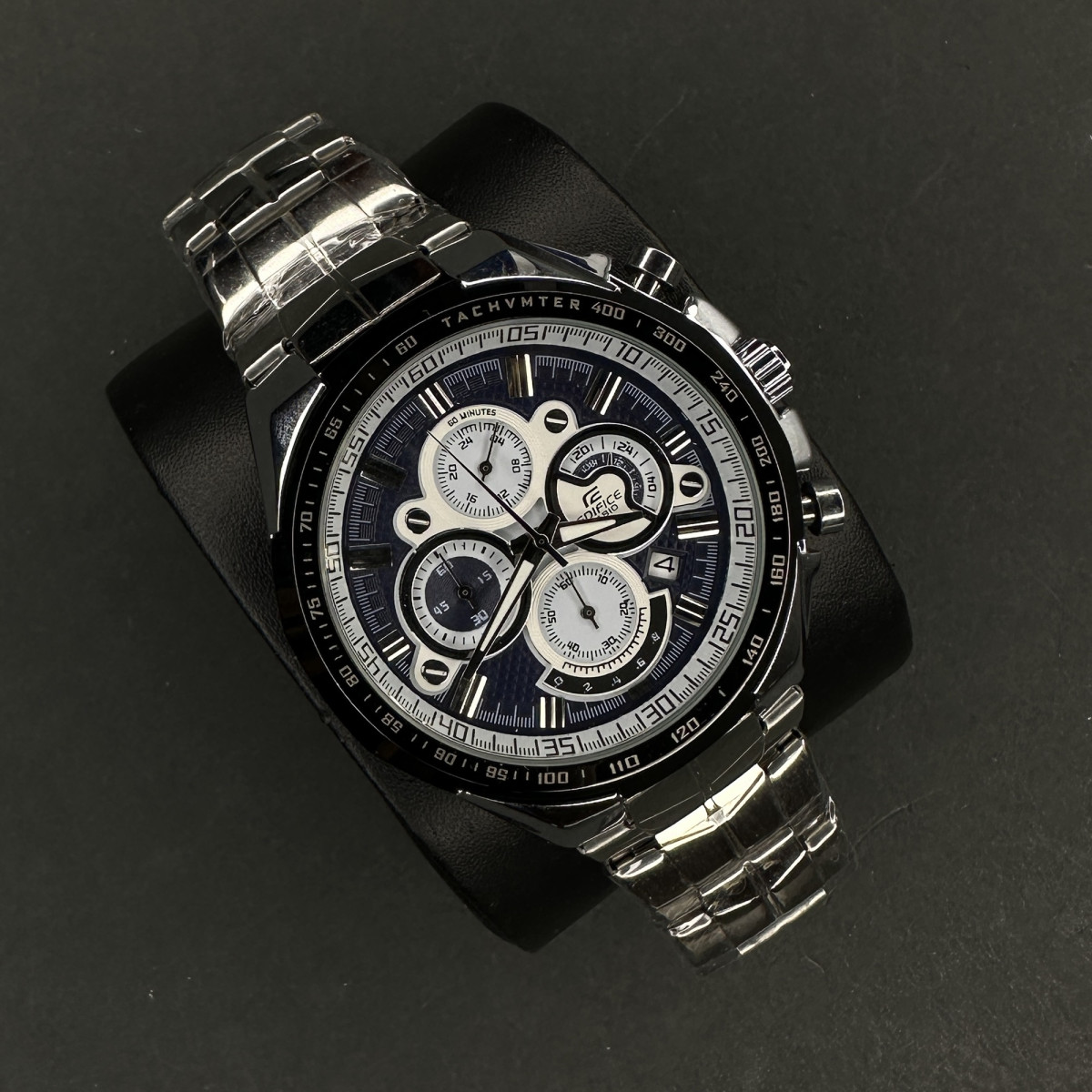 ادیفایس کرنوگراف 3 موتوره کد(8049) بند نقره ای قاب مشکی