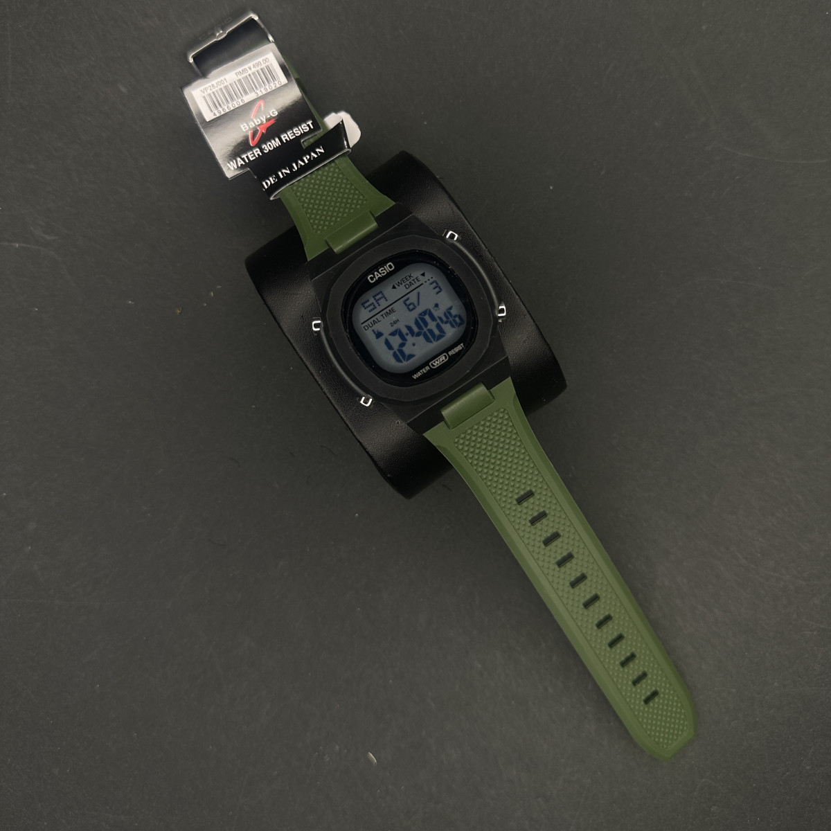 ساعت CASIO دیجیتالی مدل (8140) بند سبز