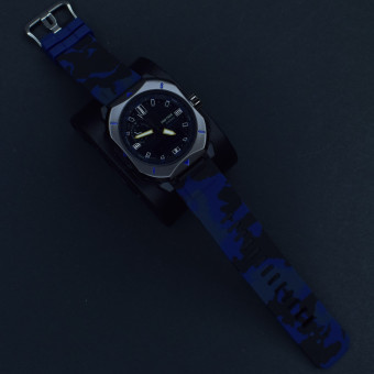 جیشاک مردانه پروتک کد(8172) بند سرمه ای ارتشی قاب مشکی