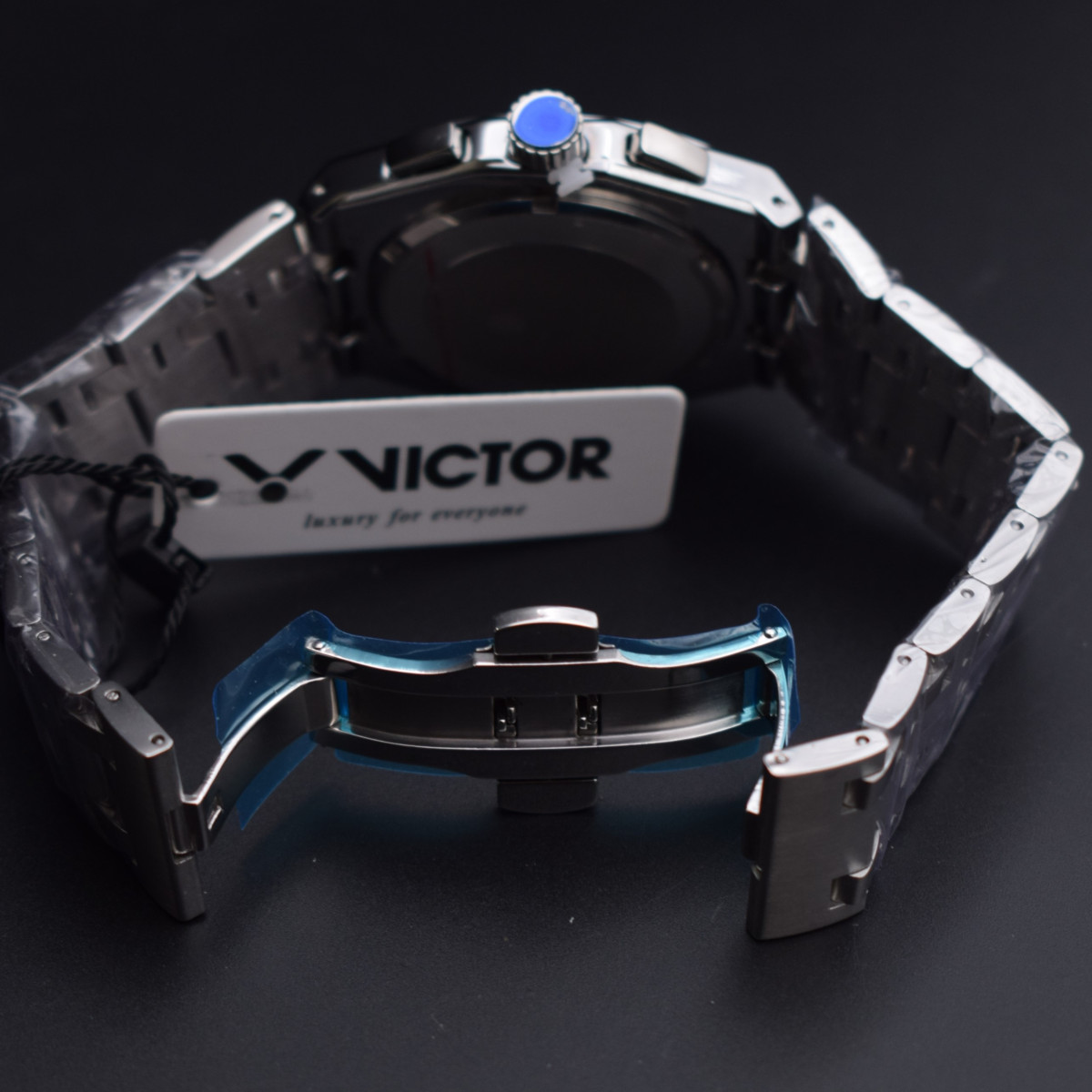 victor  فول استیل مدل v5838-05 سه موتور کد (8881) نقره ای صفحه سفید