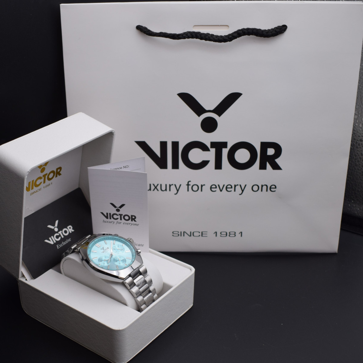 victor فول استیل مدل v5837-03 سه موتور کد (8887) نقره ای صحفه آبی