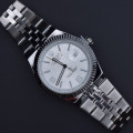 رولکس oyster perpetual مردانه کد (9039) نقره ای صفحه سفید