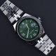 رولکس oyster perpetual مردانه کد (9040) نقره ای صفحه سبز