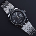 رولکس oyster perpetual مردانه کد (9038) نقره ای صفحه مشکی