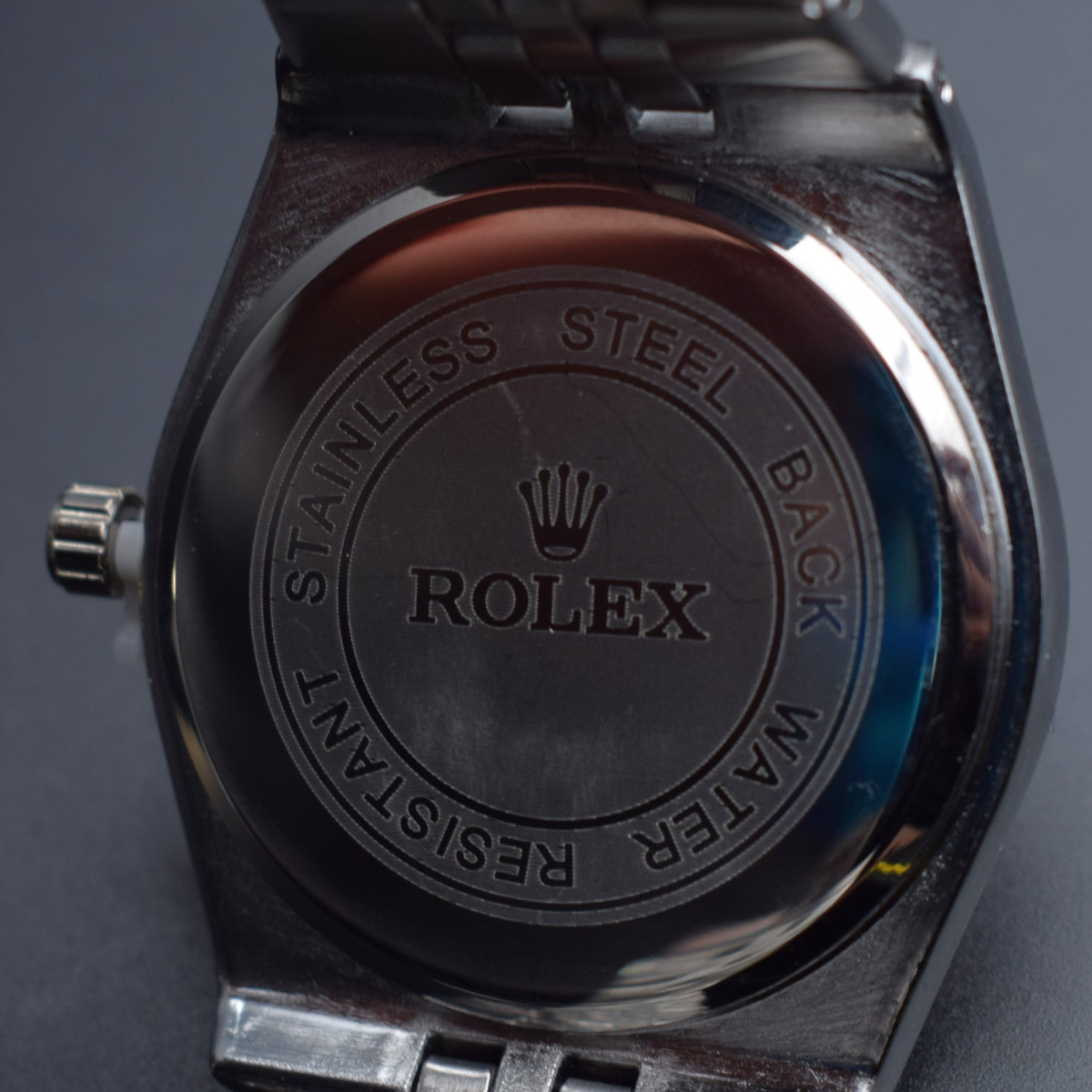 رولکس oyster perpetual مردانه کد (9038) نقره ای صفحه مشکی