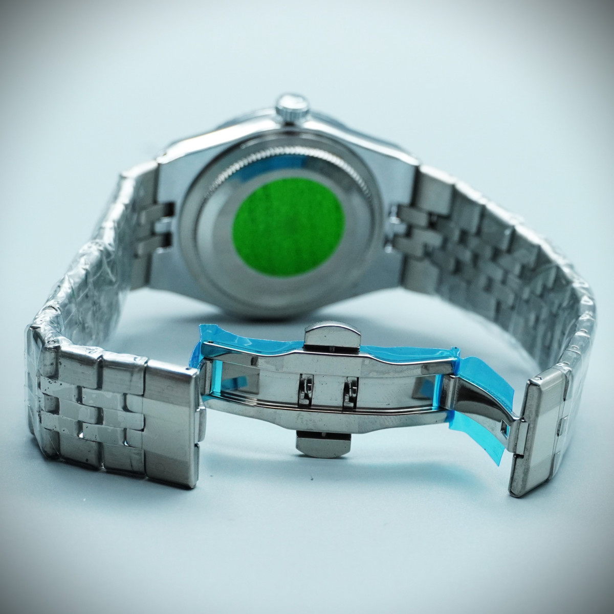 رولکس oyster perpetual مردانه کد (648) بند و قاب نقره ای صفحه سیلور